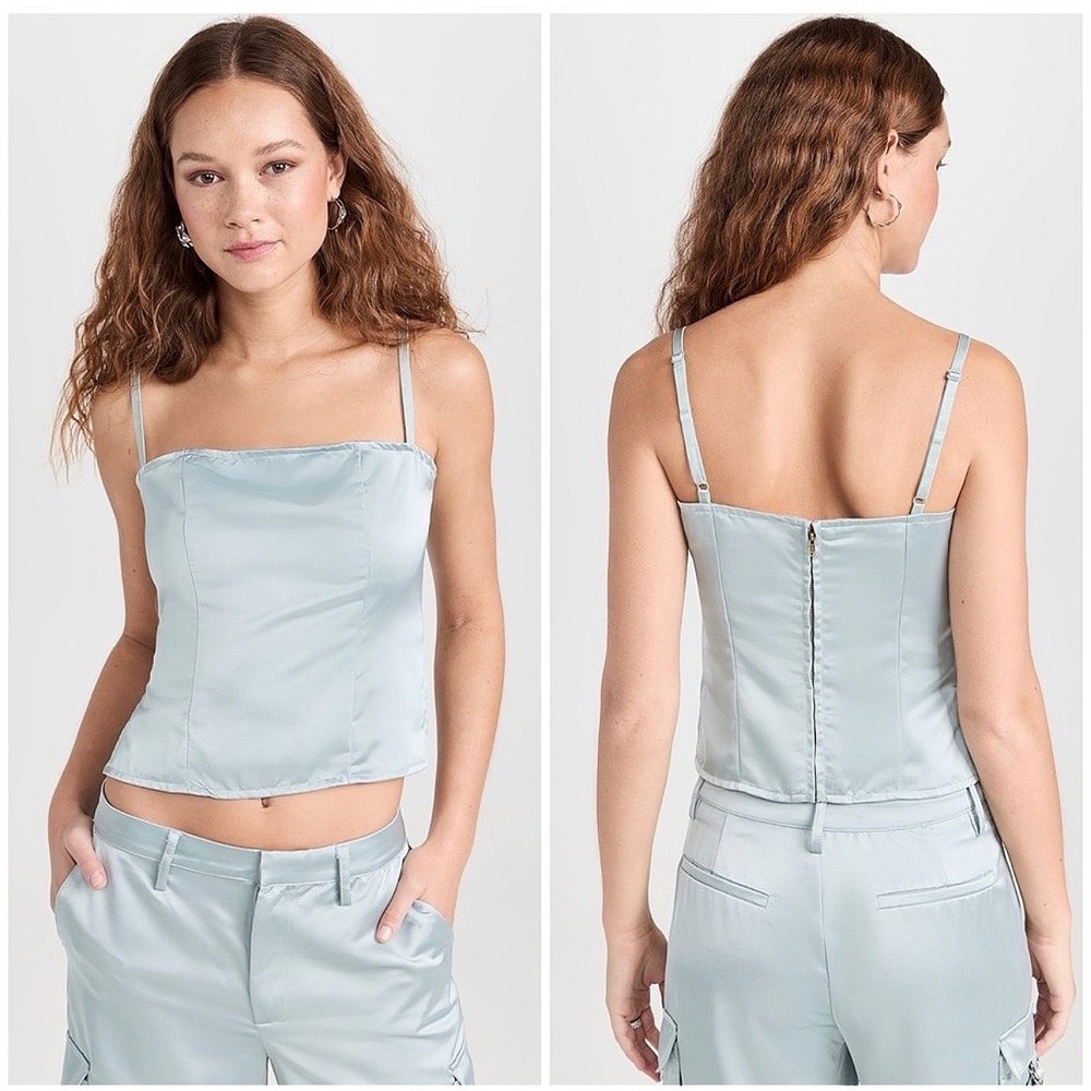 Lioness Butterfly Corset Top Size Small Camisole Zipper Minimalist Chic